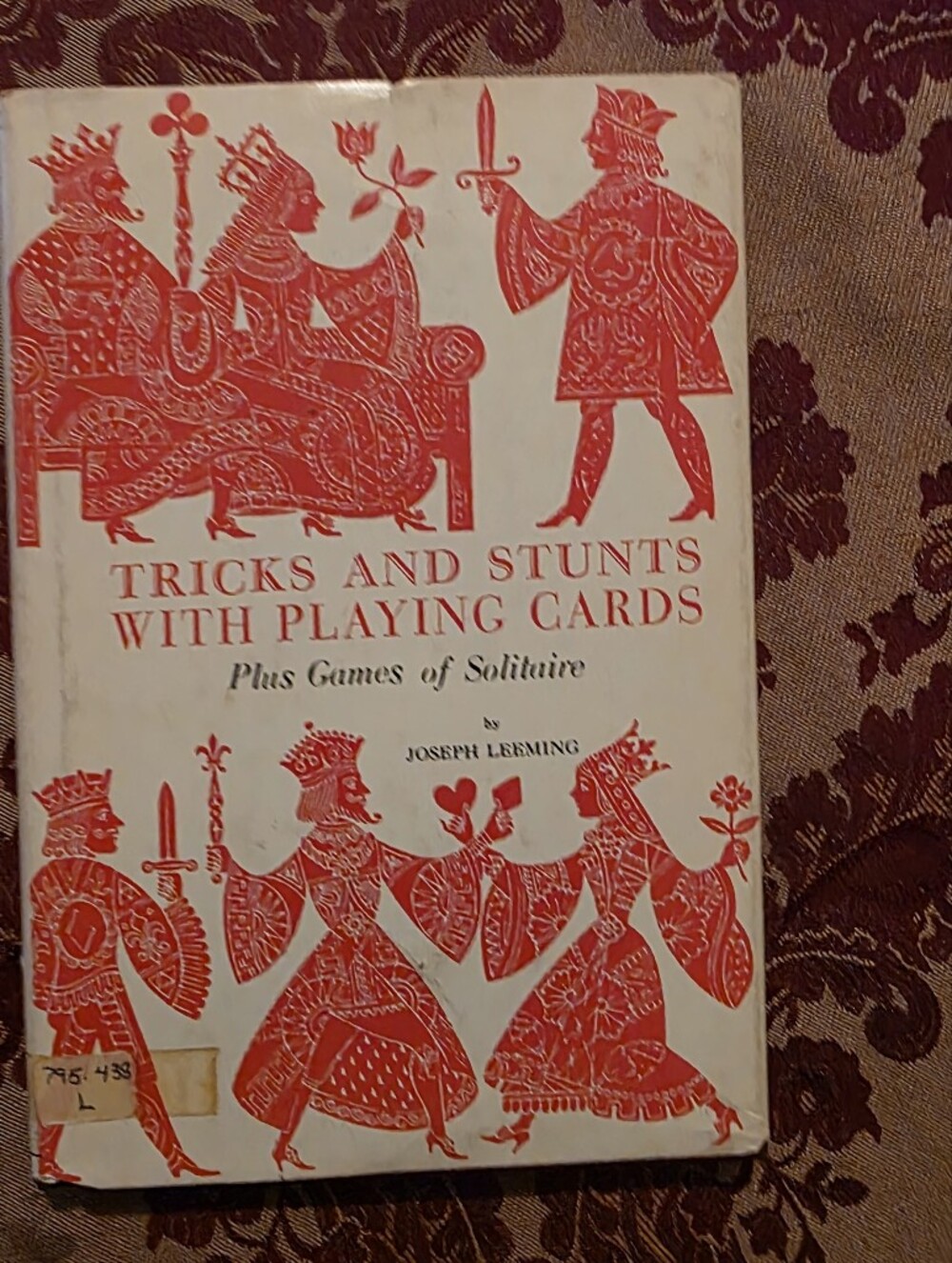 Vintage Tricks and Stunts with Playing Cards by Joseph Leshing  Hardcover
